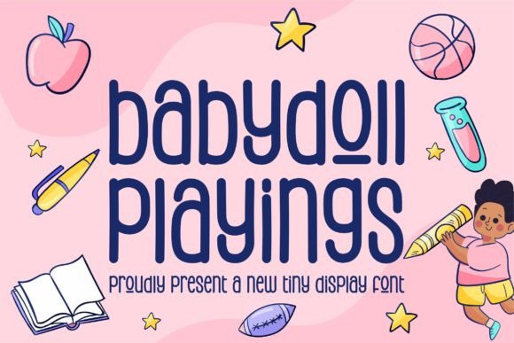 Babydoll Playings Font for Whimsical Branding