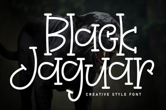 Black Jaguar: Elevate Your Brand with a Stylish Handwritten Font
