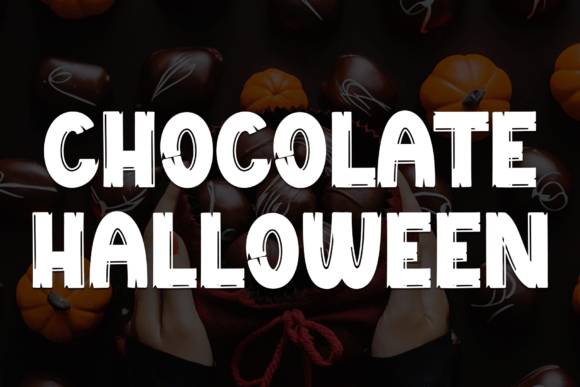 Chocolate Halloween Font for Spooky Editorial Designs
