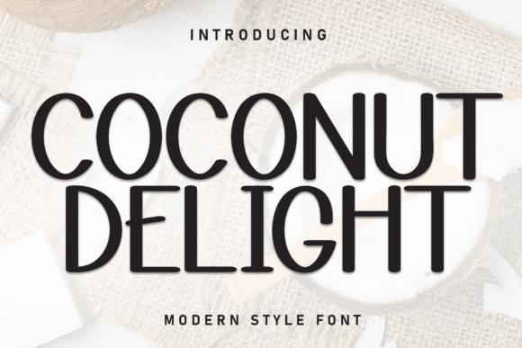 Coconut Delight: A Playful Font for Business Branding