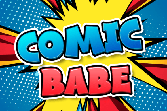 Comic Babe Font for Bold Superhero-Themed Designs