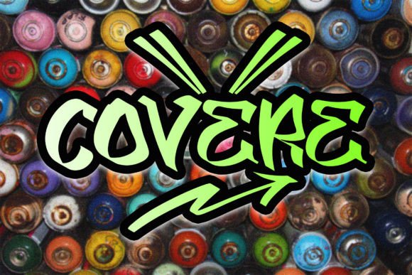 Covere - A Bold Handbrush Graffiti Font for Creative Projects