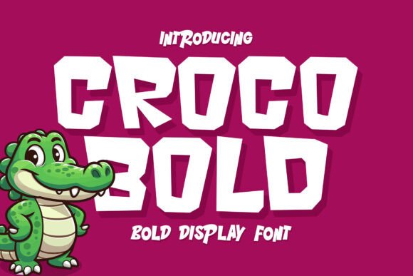 Croco Bold: A Commanding Display Font for Marketers and Designers