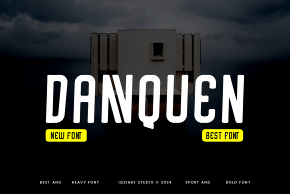 Dannquen Font Download for Bold Design Projects