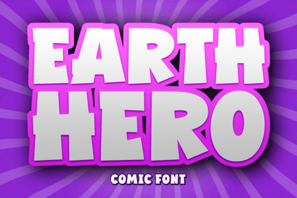 Earth Hero Font for Bold Branding and Eye-Catching Designs