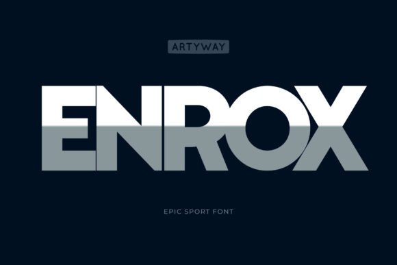 Enrox: A Bold Display Font for Impactful Web Design