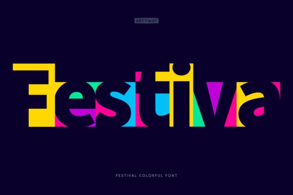 Festiva Font: A Vibrant Display Font for Bold Designs