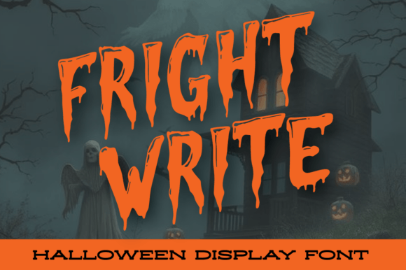 Fright Write Font for Spooky Web Designs