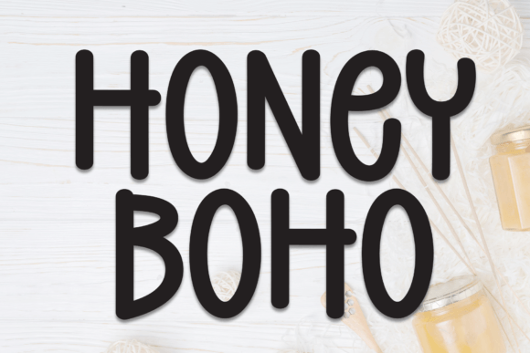 Honey Boho Font for Handmade Creations and Display Needs