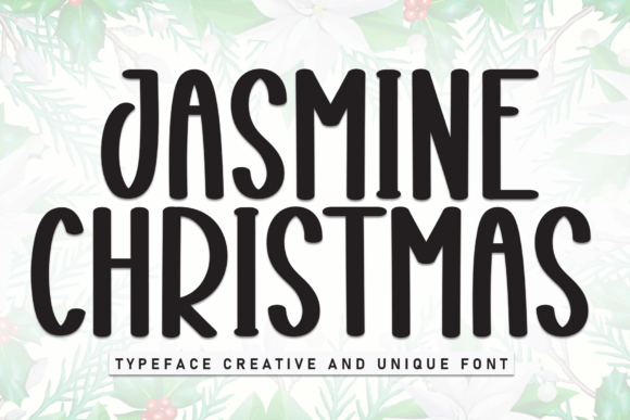 Jasmine Christmas Font for Festive Campaign Designs