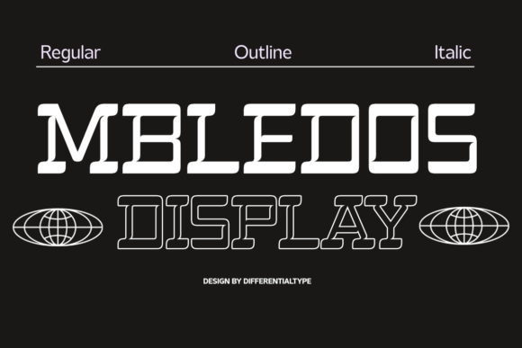 Mbledos – A Display Font for Bold Branding and Visual Impact