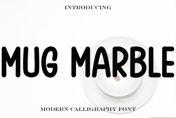 Mug Marble Display Font for Modern Web Design