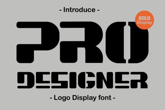 Pro Designer: A Chic Display Font for Creative Makers
