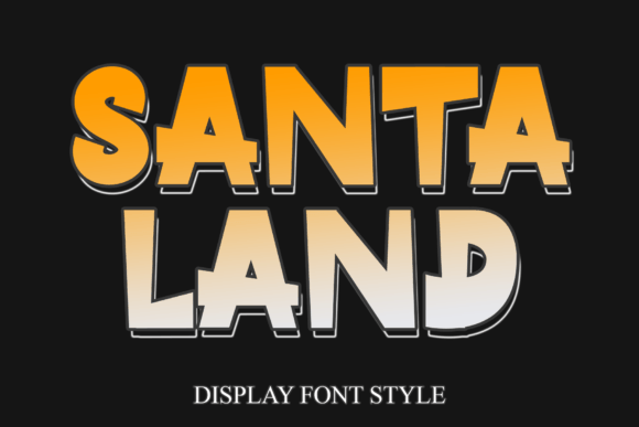 Santaland Display Font for Modern Branding and Design