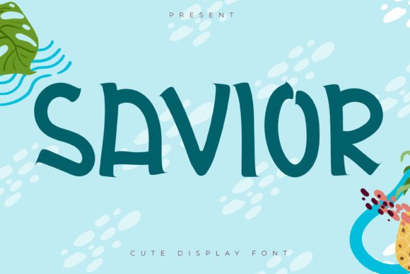 Savior Font for Trendy Branding and Playful Design