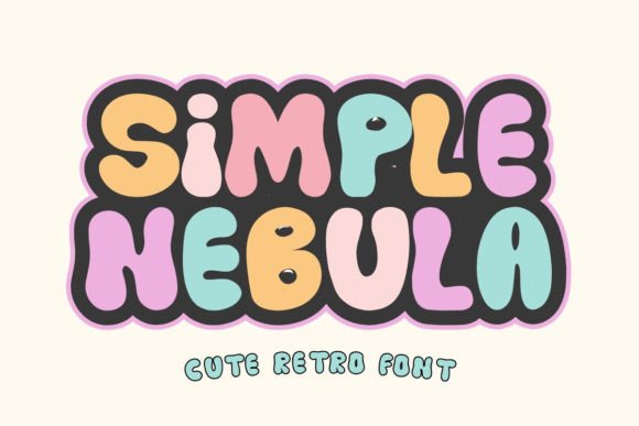 Simple Nebula: A Playful Font for Polished Branding