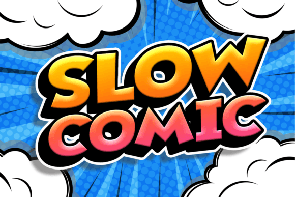 Slow Comic: A Playful Display Font for Creative Makers