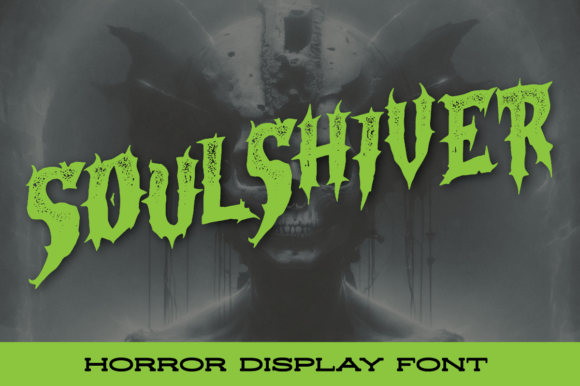 Soulshiver Font for Chilling Craft Creations