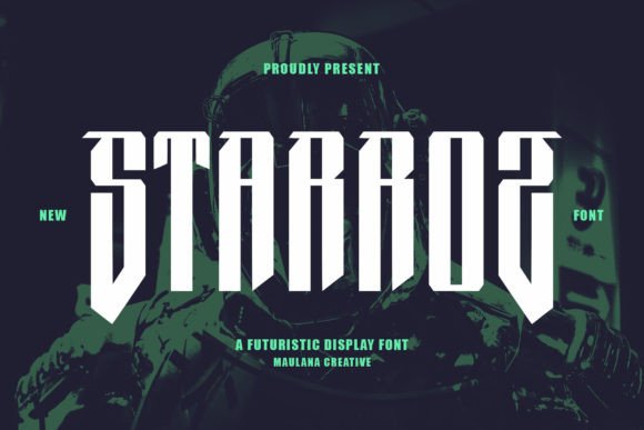 Starroz: A Modern Font for Sharp Branding and Digital Design