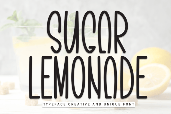 Sugar Lemonade Font for Whimsical Branding and Campaigns