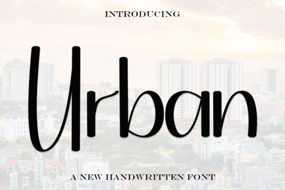 Urban Font: A Festive Touch for Handmade Creations